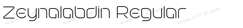 Zeynalabdin Regular字体转换 Zeynalabdin Regular字体转换